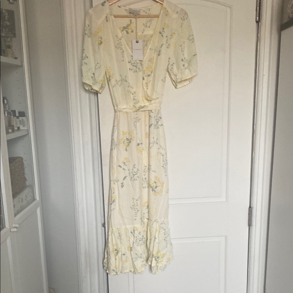 Floral Yellow Dress